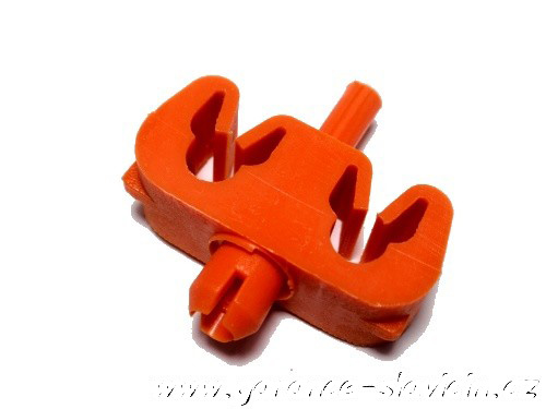 Držiak brzdových trubiek 2x 4.75mm