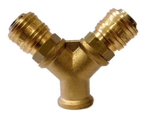 Rozdvojka s rýchlospojkami G3/8"